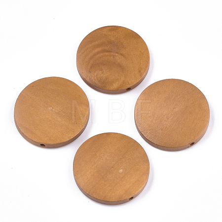 Painted Natural Wood Beads WOOD-S049-02A-06-1