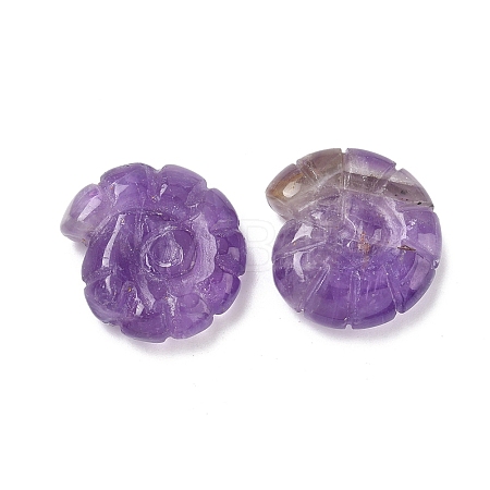 Natural Amethyst Conch Display Decorations DJEW-D303-01C-1