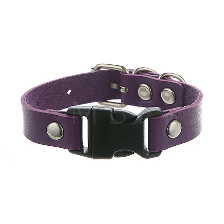 Imitation Leather & Alloy & Plastic Bracelets for Men Women FS-WG10CE2-15-1