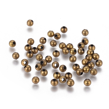 Iron Round Spacer Beads X-E148Y-NFAB-1