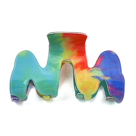 PVC Plastic Claw Hair Clips for Women Girl OHAR-D001-04-1