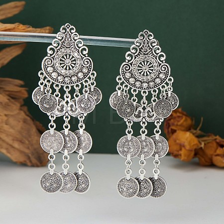 Alloy Crystal Rhinestone Chandelier Earrings for Women WG1C2F6-04-1