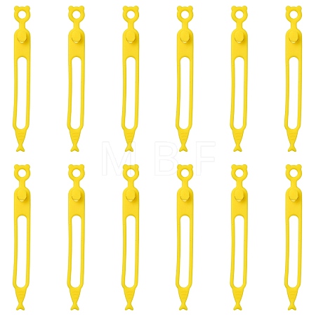 12Pcs Silicone Flexible Cord Organizer FIND-FS0005-33A-1