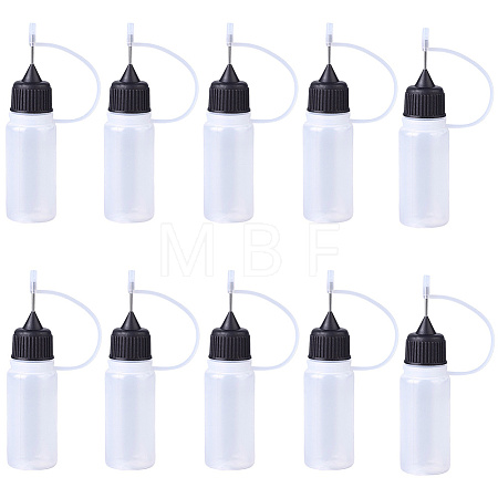 10Pcs Polyethylene(PE) Needle Applicator Tip Bottles TOOL-GF0003-52B-1