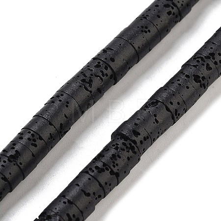 Natural Lava Rock Dyed Beads Strands G-K375-G07-01-1