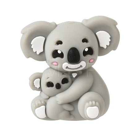 Mother's Day Silicone Beads SIL-D014-02B-1