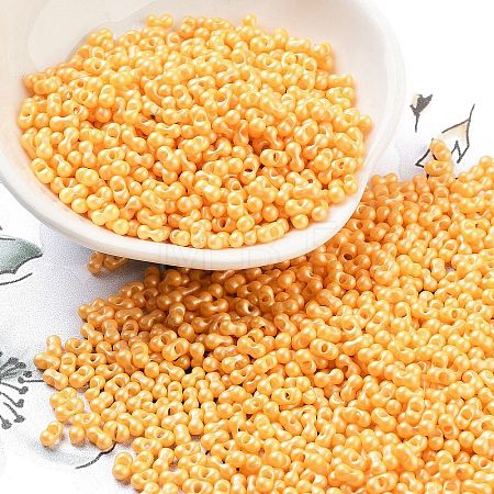 Opaque Colours Glass Seed Beads SEED-A033-06F-1
