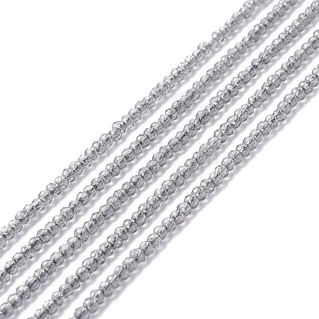 Transparent Glass Beads Strands GLAA-C019-01A-23-1