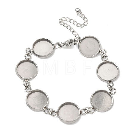 304 Stainless Steel Bracelet Making STAS-B126-03P-1