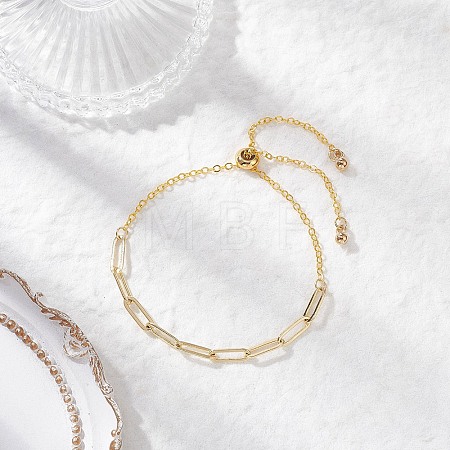 Adjustable Brass Slider Bracelets BJEW-JB12324-1