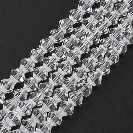 Imitation Austrian Crystal 5301 Bicone Beads GLAA-S026-6mm-07-1