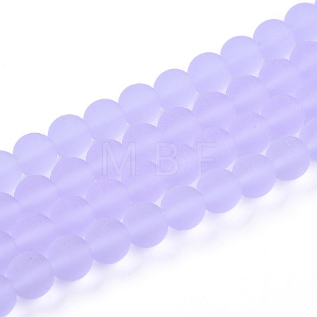 Transparent Glass Beads Strands GLAA-T032-T8mm-MD01-1