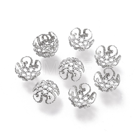 Non-Tarnish 316 Stainless Steel Fancy Bead Caps STAS-K194-04P-1