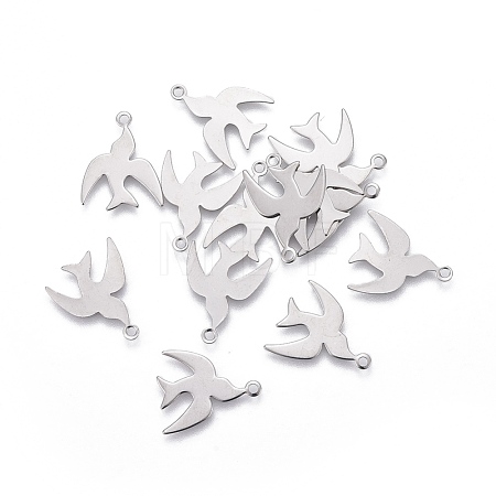 Tarnish Resistant 304 Stainless Steel Charms STAS-P236-14P-1