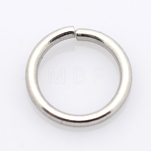 Tarnish Resistant 304 Stainless Steel Open Jump Rings STAS-E067-05-5mm-1