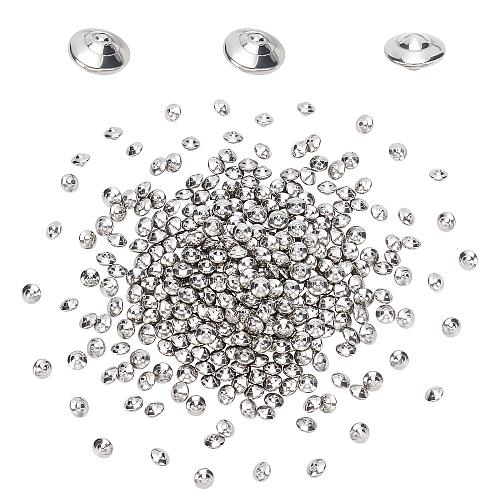 Stainless Steel Polished Beads STAS-WH0022-06P-03-1