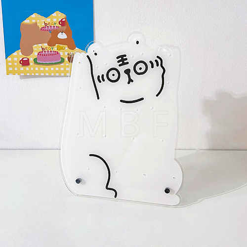 Acrylic Earring Display Stands PAAG-PW0009-07B-01-1