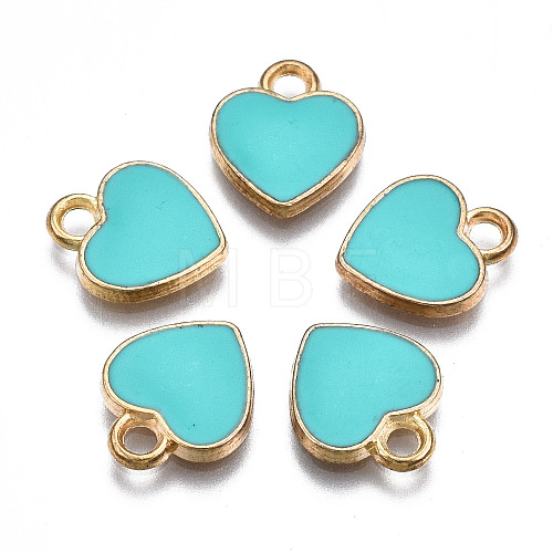 Alloy Enamel Charms ENAM-S121-041F-1