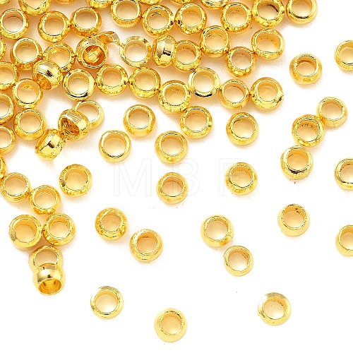 Brass Crimp Beads KK-S509-01G-03-1