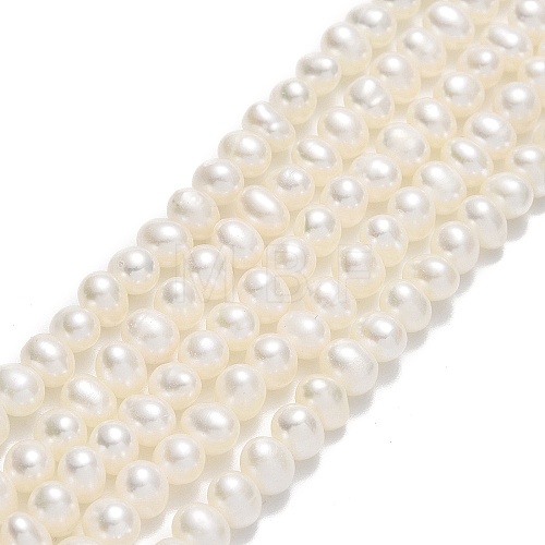 Natural Cultured Freshwater Pearl Beads Strands PEAR-F018-13C-01-1