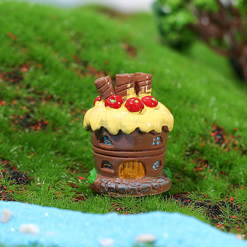 Resin Miniature Mini Cake House MIMO-PW0001-201I-1