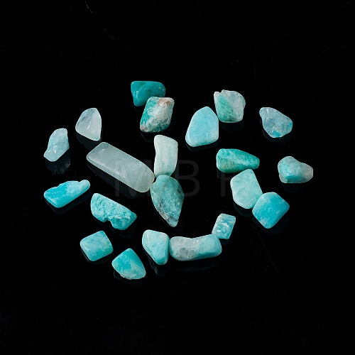 Natural Amazonite Chip Beads G-M364-04B-1