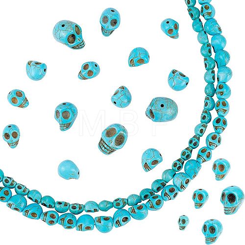 Synthetic Turquoise Beads Strands TURQ-FH0001-01-1