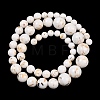 Synthetic Turquoise and Sea Shell Assembled Graduated Beads Strands GG-CBA2AE1-A07-A-5