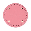PU Leather Flat Round Bag Bottom FIND-WH0056-07L-1