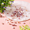 200Pcs 4 Styles Synthetic Red Netstone & Natural Lepidolite/Purple Mica Stone & Pink Aventurine & Rhodonite Beads G-TA0003-05C-5