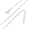 1MM Brass Cable Chain Necklace for Women Men KK-P302-02P-4