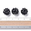 Chunky Resin Rhinestone Beads X-RESI-M019-32-6