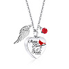 Heart with Wing Urn Ashes Pendant Necklace PW-WG4984E-07-1