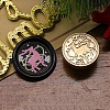 Christmas Series Wax Seal Brass Stamp Head LS-AJEW-M037-01G-16-1