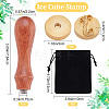 1Pc Golden Tone Brass Stamp Head DIY-CP0007-83J-2