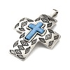 Synthetic Turquoise Pendants GG-XCP0001-01-2