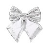 Christmas Plastic Sequin Big Bowknot Pendant Decorations AJEW-S088-04D-2