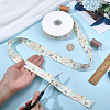 1Roll Single Face Printed Polyester Satin Ribbon SRIB-CY0001-47D-3