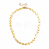 Star Brass Link Chain Necklaces X-NJEW-JN02949-1