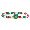 Christmas Resin & Acrylic Beads Stretch Bracelets for Women OZ4869-3-1