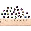 Opaque Black Acrylic Beads MACR-N008-17-4