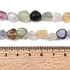 Natural Colorful Fluorite Beads Strands G-B161-B12-5