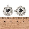Alloy Enamel Pendants FIND-K030-17B-P-3