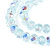 Transparent Glass Beads Strands EGLA-N016-4mm-01-3