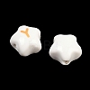 Handmade Printed Porcelain Beads PORC-T136-01E-2