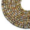 Frosted Natural Crazy Agate Beads Strands G-K389-C14-01-3