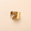 304 Stainless Steel Cuff Rings FS-WGEAFE6-51-1