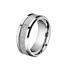 Titanium Steel Finger Ring for Men PW-WGD358B-03-1