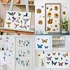 8 Sheets 8 Styles PVC Waterproof Wall Stickers DIY-WH0345-196-6