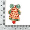 Christmas Theme Double-sided Printed Acrylic Pendants OACR-D013-01A-3